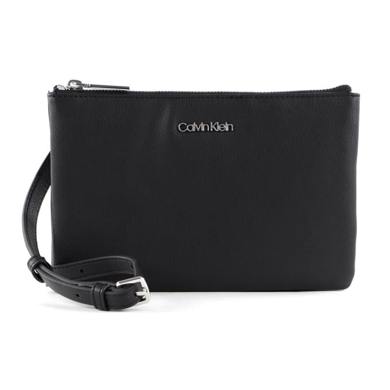 Calvin Klein Sac Bandoulière Femme Ck Must Ew Xbody Petit Modèle, Noir (Ck Black), Taille Standard