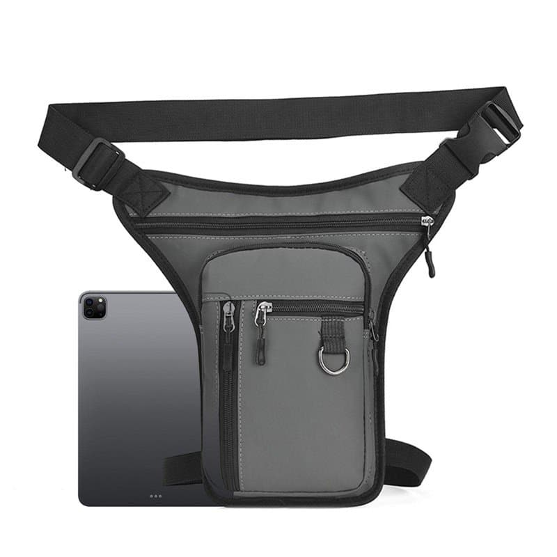 Sac banane avec poches multiples - Pour course à pied, moto, vélo, vélo