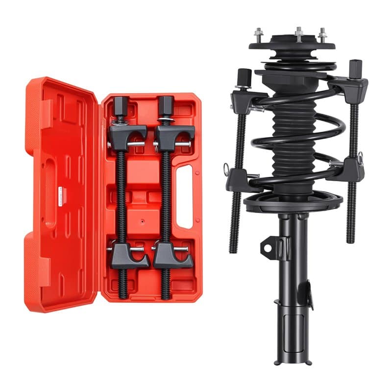 VEVOR Compresseur Ressort Amortisseur pour Voiture 2PCs, Outil de Compression de Jambe de Force Pression 1,2 T, Tendeur de Resso