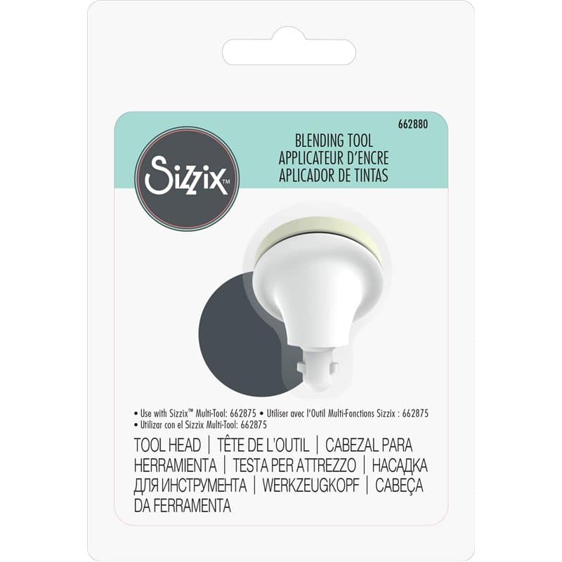 Sizzix 662880 Outil de mélange avec éponge de Rechange pour Outil Multifonction Sizzix, tête de Scrapbooking, création de Cartes