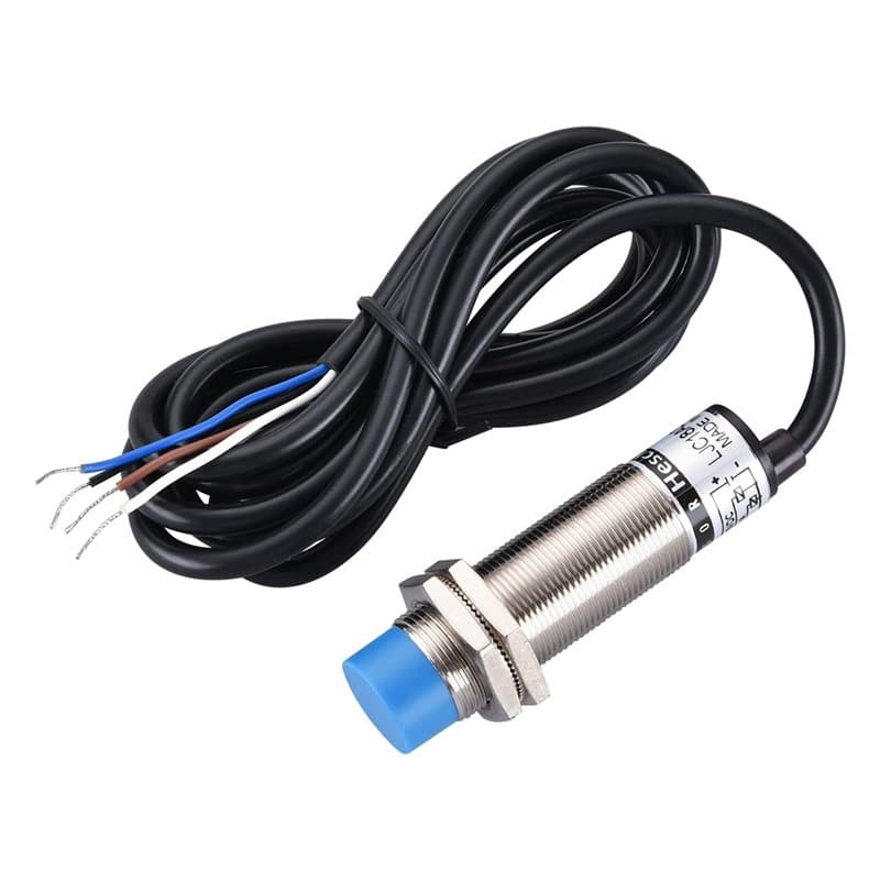 Heschen M18 Capacitif Capteur De Proximité Commutateur, Type de non-bouclier, LJC18A3-B-Z/CY, Détecteur 1-10mm, 10-30VDC 200mA,