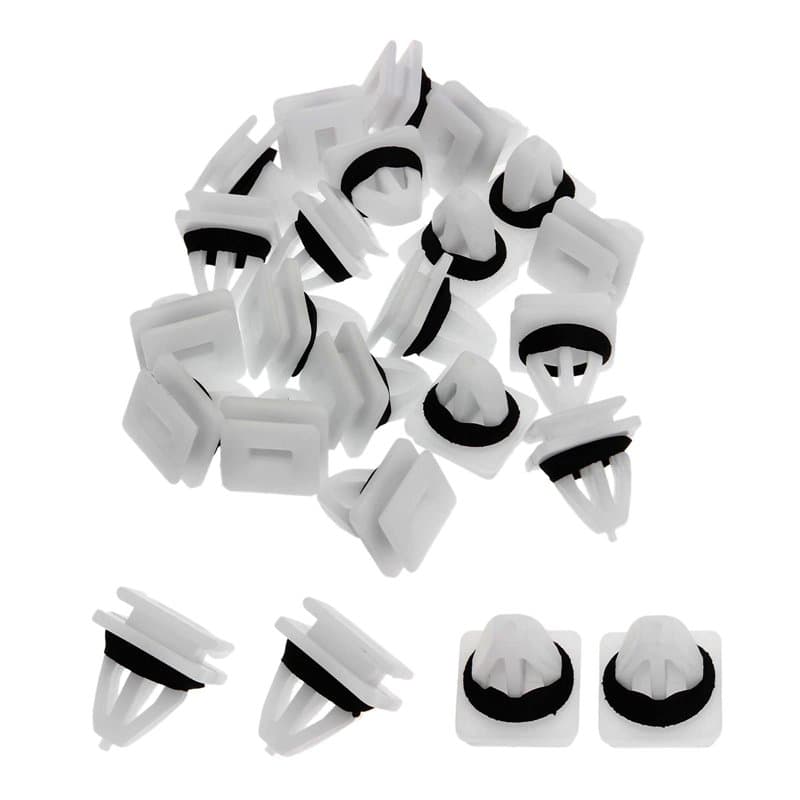 Agrafe Rivets Plastiques pour Honda Civic CRV et Protection de seuil de Moulage à Bascule Coque Coupez Vos Clips,20pcs