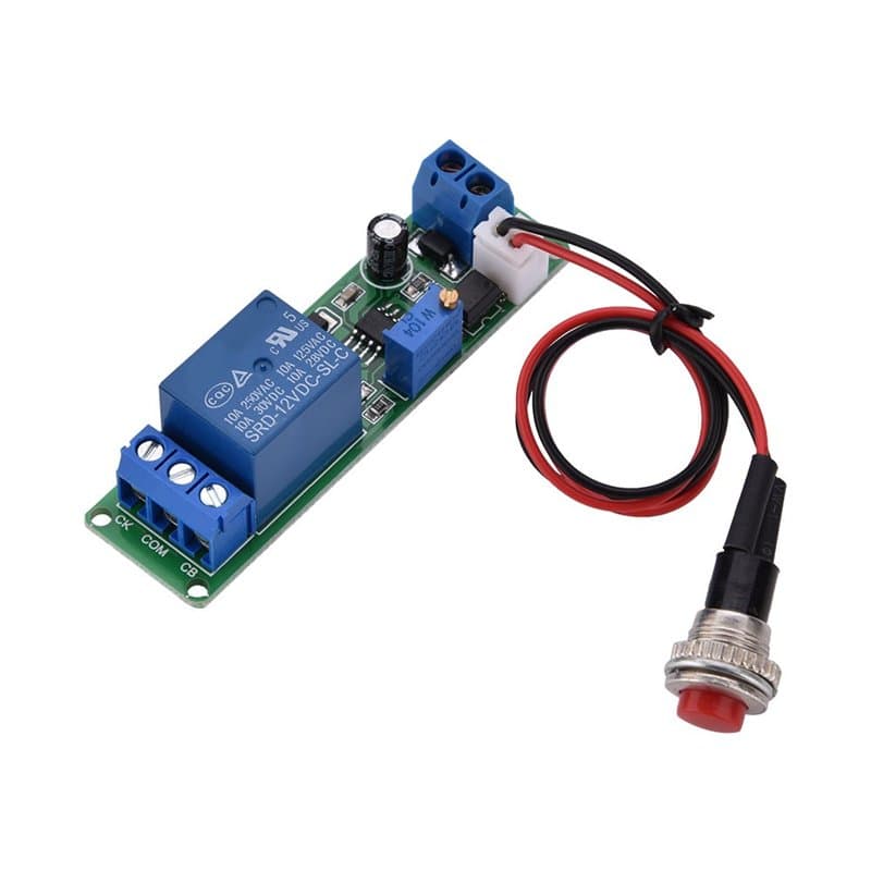 Délai de temporisation réglable DC 12V Dés Tiver la temporisation du Module Relais temporisé 1~10sec zeitrelais 12v temporisatio