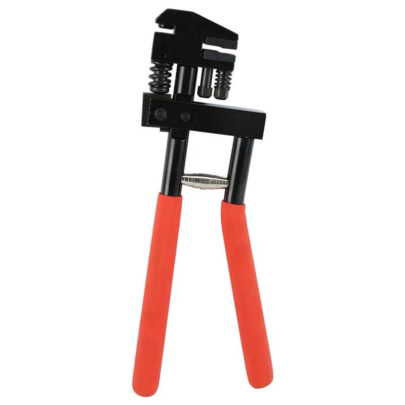 FreeTec pince à sertir et poinçonner, 2 en 1 pince à soyer et de poinçonnage de tôle, 5 mm, pince à poinçonner robuste pour tôle