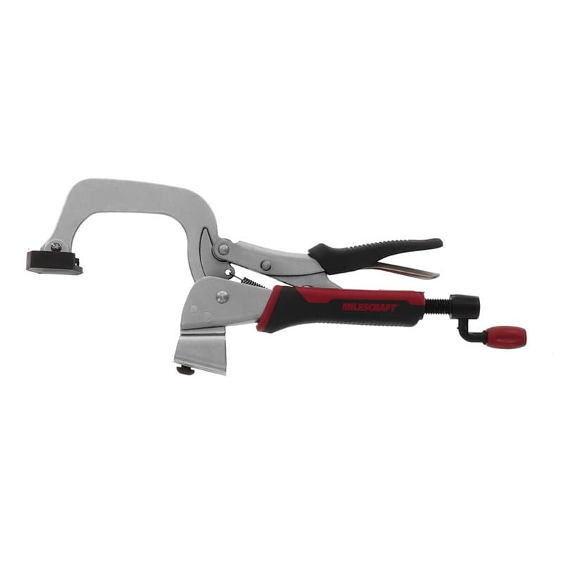 Milescraft 4006 Pince d'établi de 7,6 cm – Pince de maintien robuste avec coussinet en caoutchouc non marquant pour une utilisat