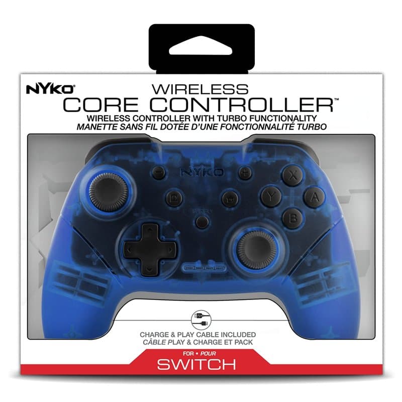 Nyko Wireless Core Controller - Bluetooth Pro Controller Alternative with Turbo and Android/PC Compatibility for Nintendo Switch