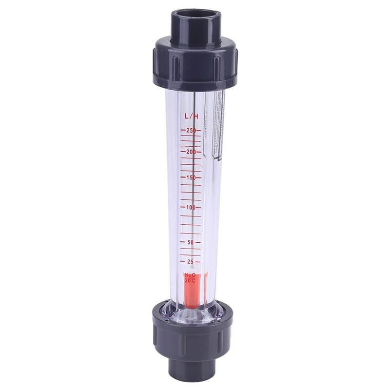 Débitmètre d'Eau Vikye, Type de Tube Débitmètre Instantané en Plastique, 25-250L/H, Transparent, LZS-15