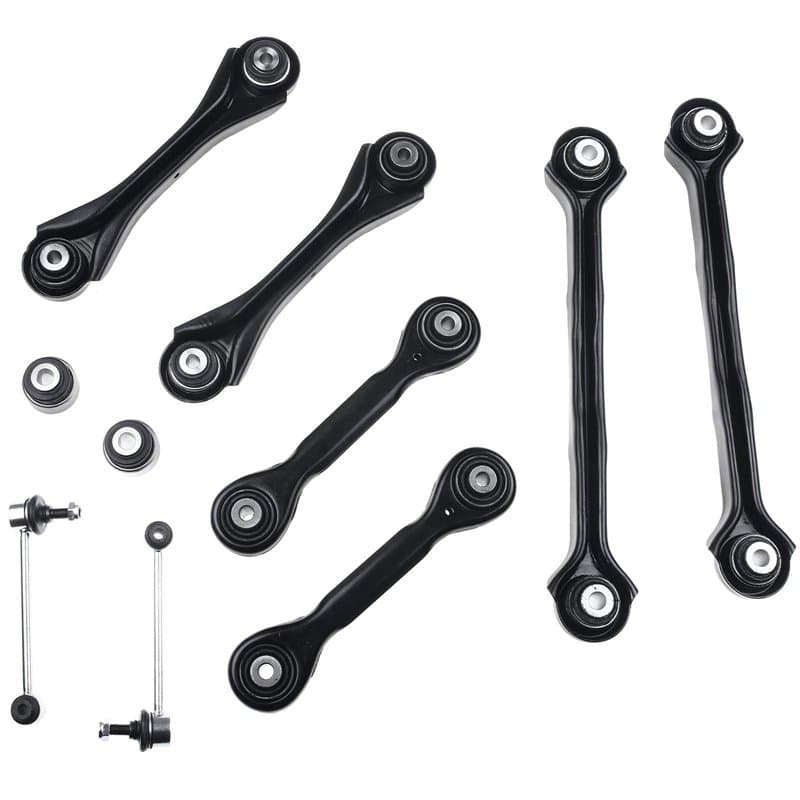 Frankberg Bras de suspension 10-parties Arrière Compatible avec Série 1 E81 E87 2004-2009 Série 3 E90 2004-2009 Série 3 Touring