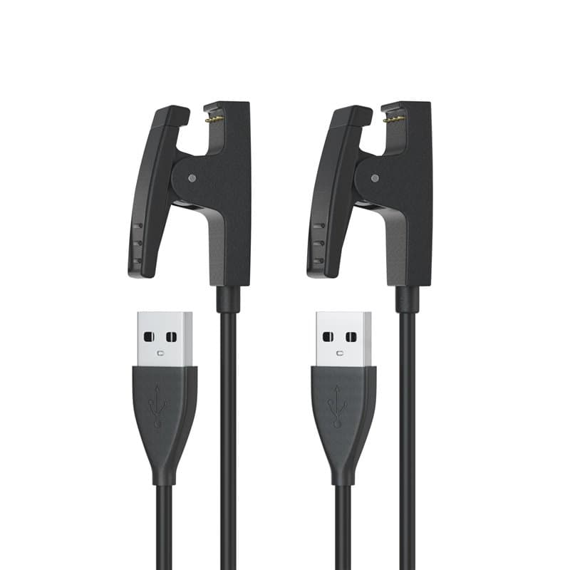Sinoacc Lot de 2 chargeurs (1 m) pour Garmin Lily, Lily 2, Forerunner 35 235 230 630 645 Music 735xt, Approach S20 G10, Vivomove