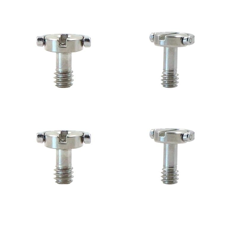 Adaptateur Vis de caméra filetée fixation en acier Lot 4 adaptateurs pour vis d'appareil photo - inoxydable Pour 1/4" Accessoire