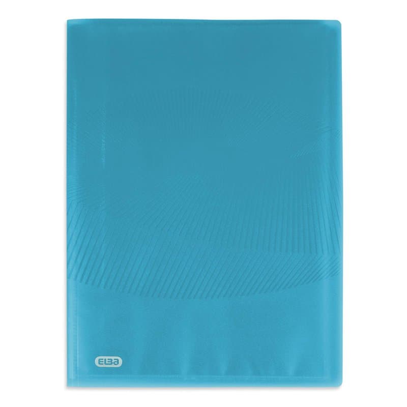 ELBA Osmose protège-documents 40 vues polypropylène translucide bleu turquoise A4