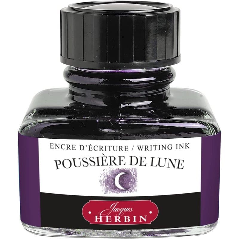 Herbin 13048T - Un flacon d'encre 30 ml pour stylo-plumes et stylos roller, Poussière de lune