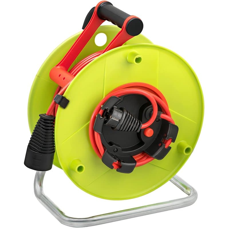 Brennenstuhl Enrouleur de câble Standard avec rallonge supplémentaire (50m de câble H05VV-F 3G1,5, utilisation temporaire en ext