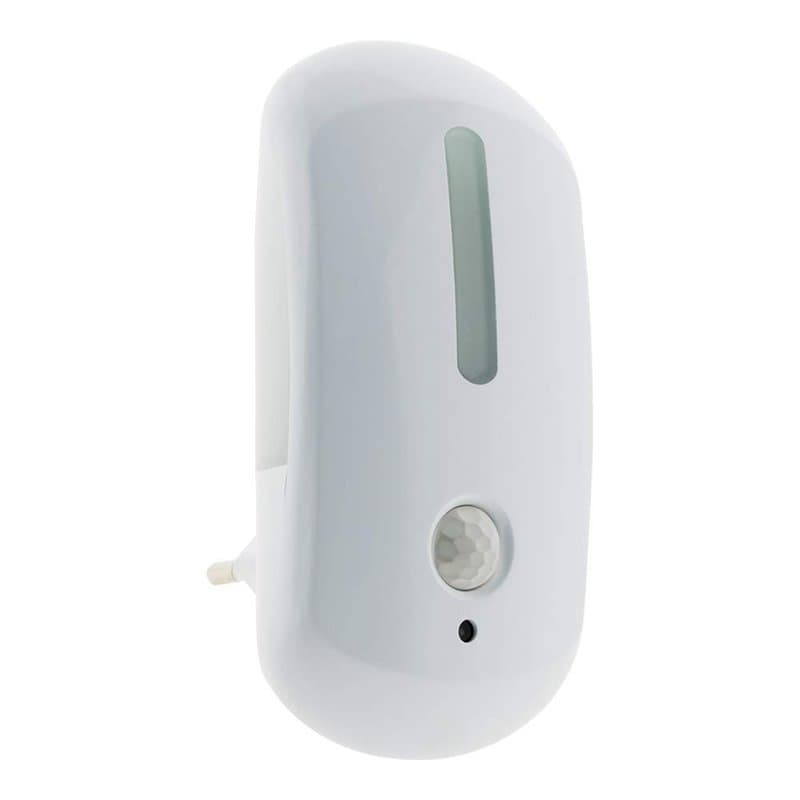 Otio - Veilleuse LED Crépusculaire Automatique 2 en 1 - Détecteur de Passage 3m - Sélecteur Auto/On - Faible Consommation 0,6W -