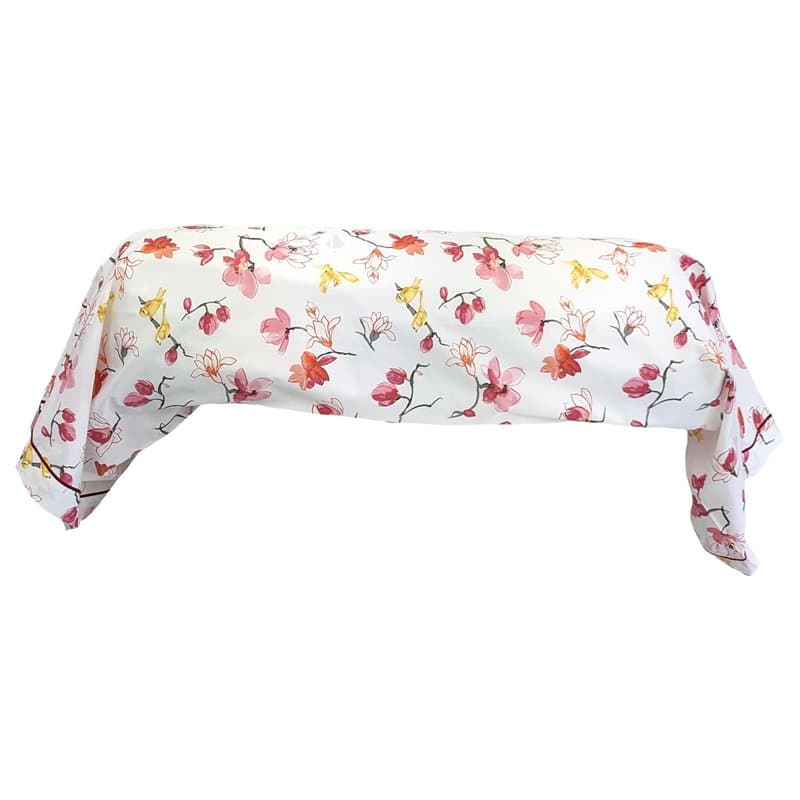 Linnea Taie de traversin 200x43 cm Percale 100% Coton Elisa Rose