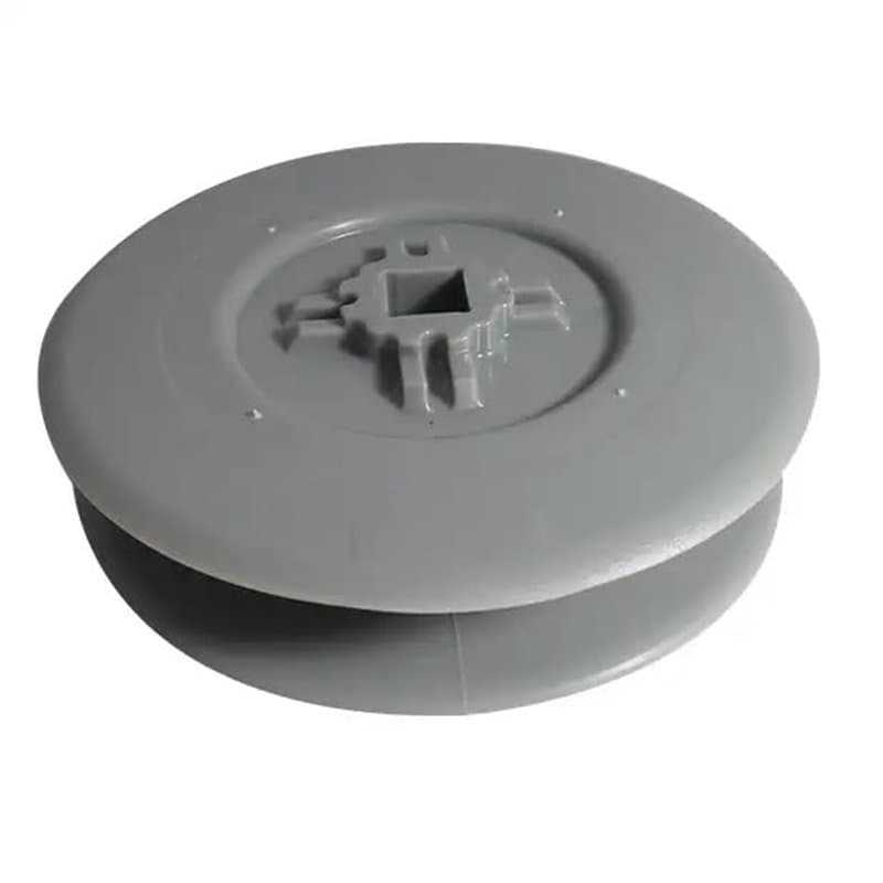 cyclingcolors Poulie de guidage de volet roulant pour sangle 12 à 15mm sortie carrée 10mm en plastique gris à clipser Fenêtre St