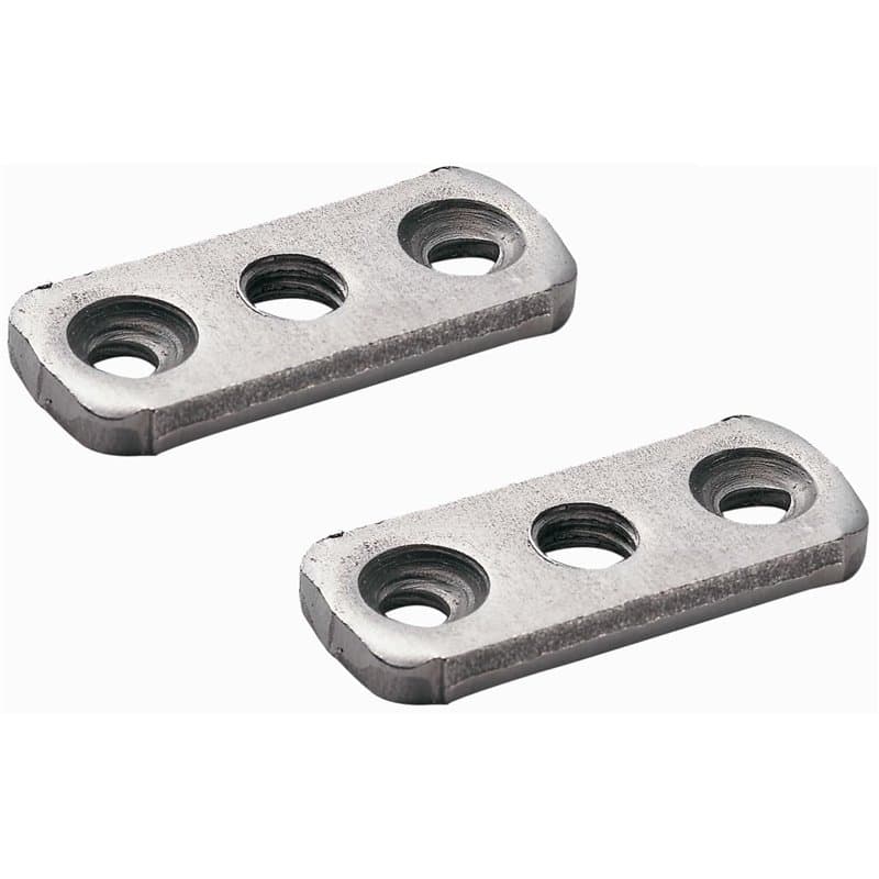 cyclingcolors 2x écrou rectangulaire lit platine 3 trous M7 x 150 acier meuble assemblage vis bois ancien