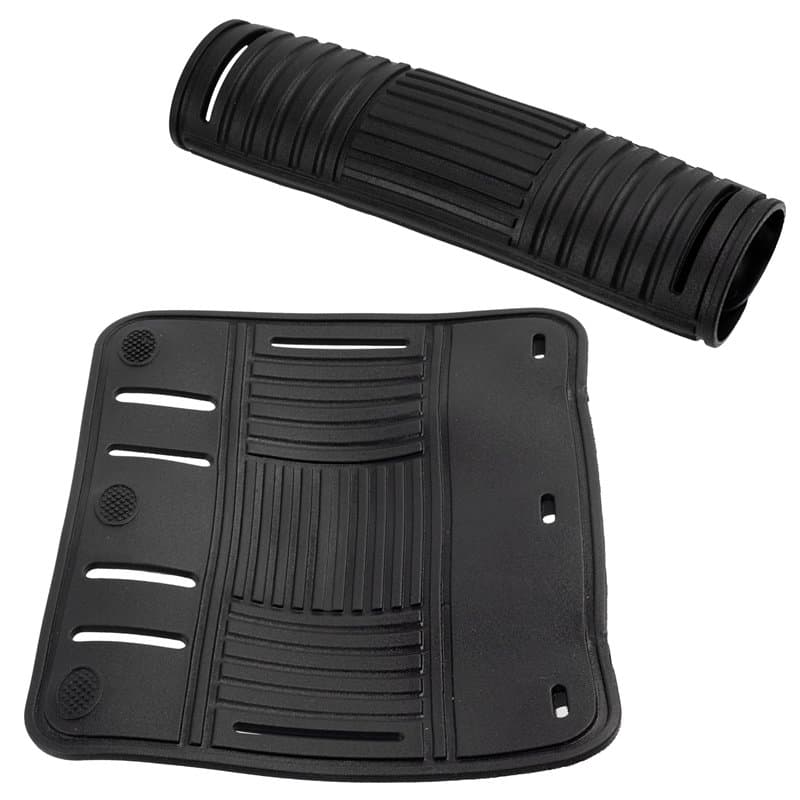 AERZETIX - Lot de 6 Housses de poignée de Sac à Main 127x105 pour Sangle 30 mm - en Caoutchouc - Accessoire pour valises Bagage