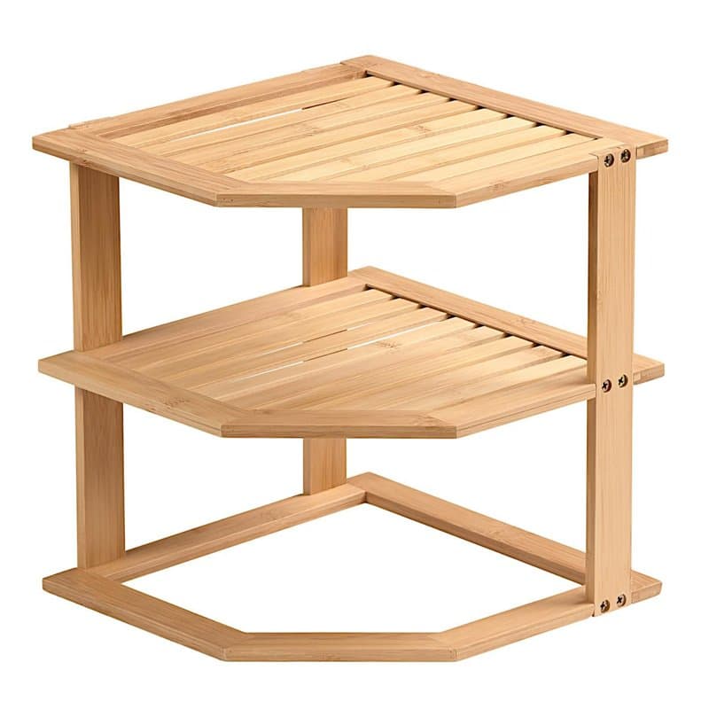 Kesper | Étagère de Cuisine en Bambou, Dimensions : 25 x 25 x 27 cm, Couleur : Marron | 58804