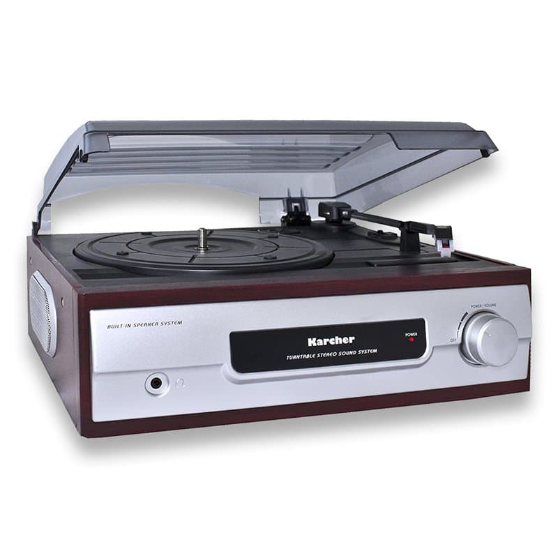 Karcher KA 8050 Platine vinyle Haut-parleurs intégrés Argent (Import Allemagne)
