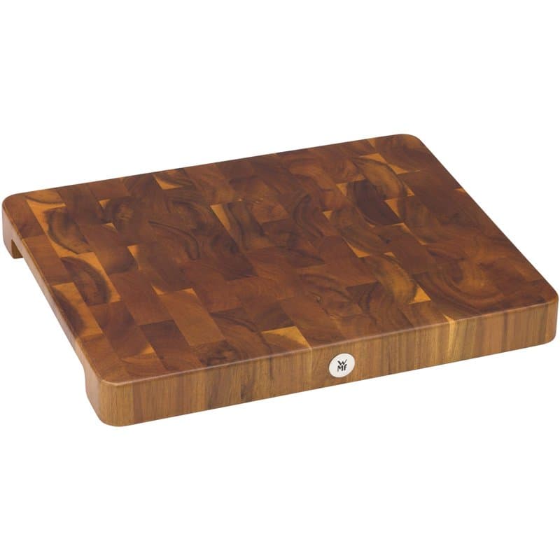WMF Planche à découper XL 40 x 32 x 4 cm, bois d'acacia, n'abîme pas les lames, grande surface de travail, aspect bois
