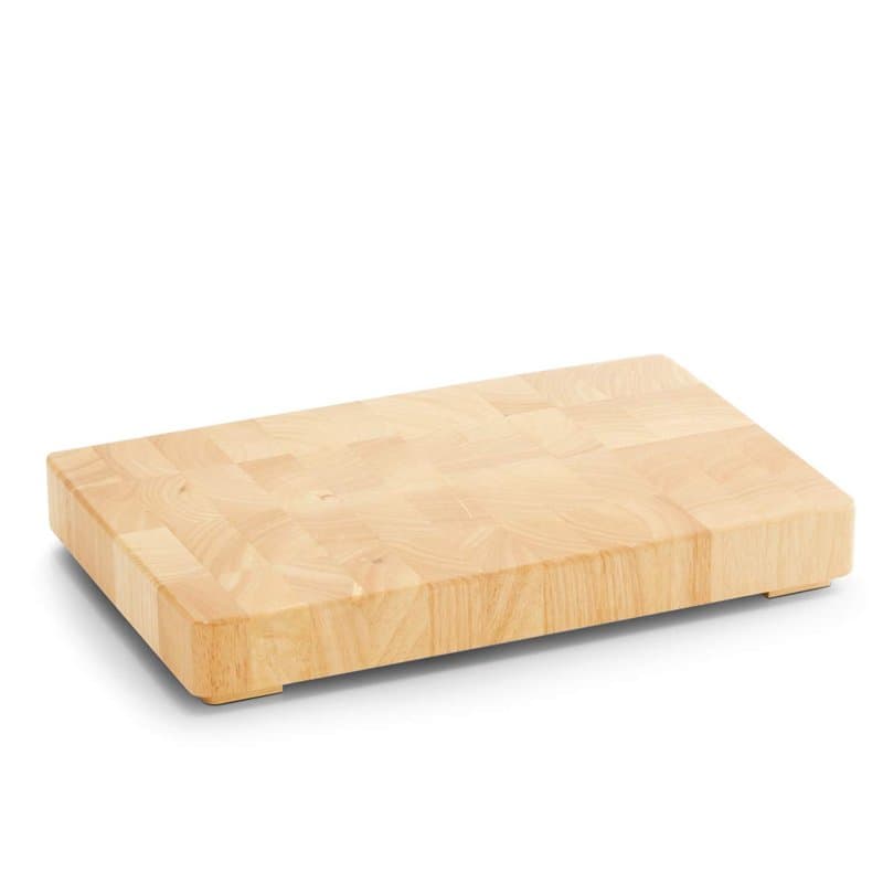 Zeller 24801 Bloc à découper Bois de caoutchouc 42 x 27 x 5,5 cm