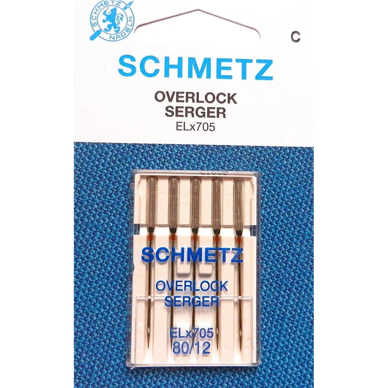 Schmetz ELx705 Aiguilles de surjeteuse pour machine à coudre Taille 80/12