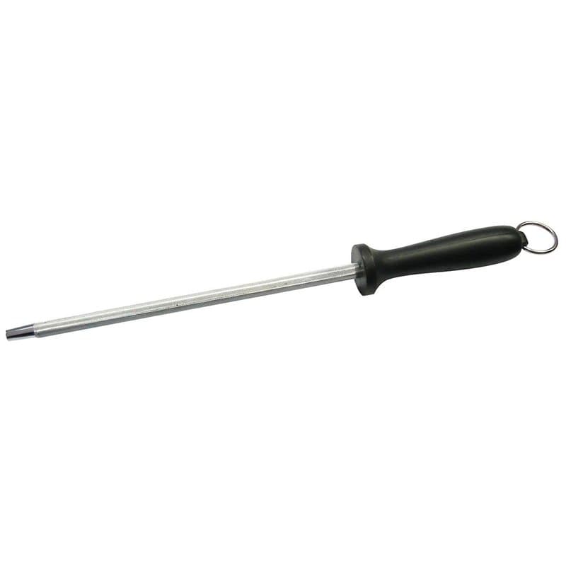 Nirosta 43355 Fusil à aiguiser en acier inoxydable, Aiguiseur à couteaux, Acier inoxydable, Plastique, 30,5 cm
