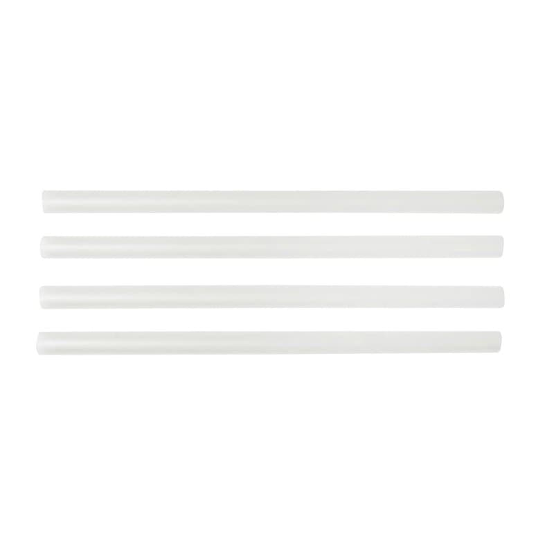 FMprofessional Lot de 50 pailles en plastique, diamètre 10 x 200 mm, réutilisables, en plastique, réutilisables, durables, respe