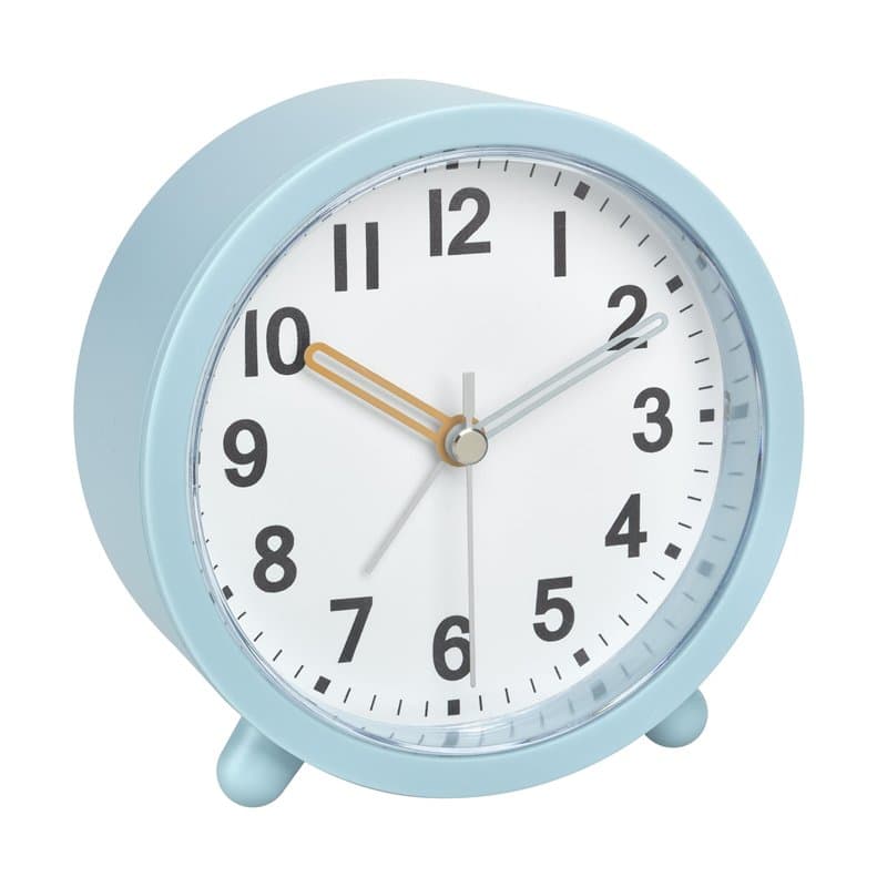 TFA Dostmann Réveil analogique avec Mouvement Silencieux, 60.1043.20, Horloge de Table avec Mouvement à Quartz, Fonctionne sur P