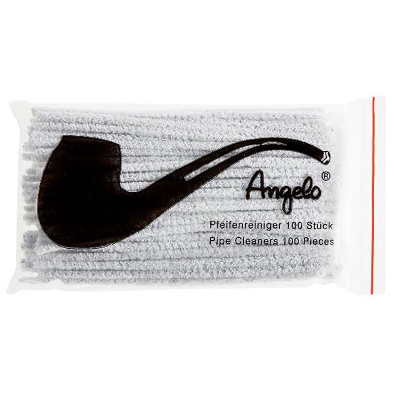 Angelo 100 Cure Pipe Blanc, Paquet de 100 Pieces, Nettoyant Pipes Cleaners Pfeifenreiniger