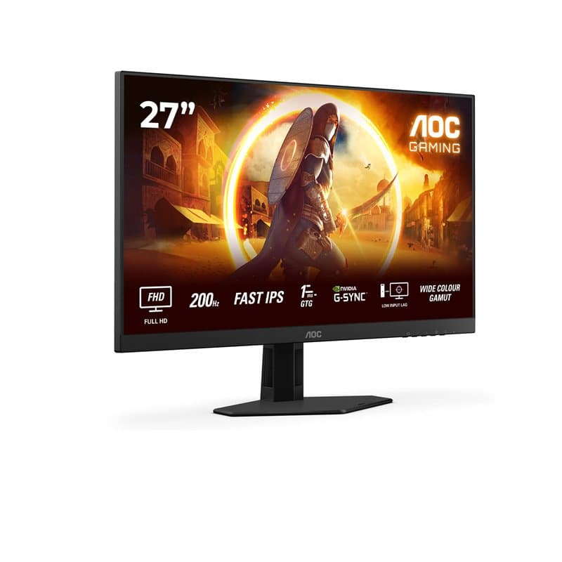 AOC Gaming 27G4HRE - Moniteur Full HD 27 Pouces, 200 Hz, 1 ms, G-Sync, HDR10 (1920 x 1080, 2X HDMI 2.0, DisplayPort 1.4) Noir-Ro