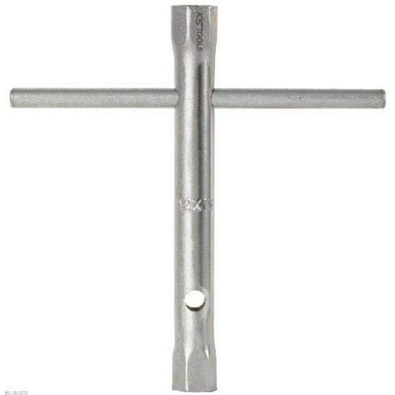 Ks Tools 518.0874 - Clé à tube droite - 14 x 15 mm - En chrome Vanadium - Finition Satinée