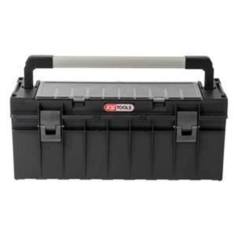 Caisse a outils - KS TOOLS - 850.0383 - 650x270x272mm - Poignée amovible - PVC noir