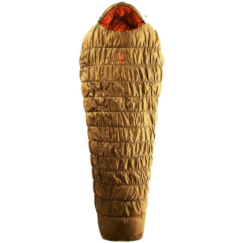 deuter Exosphere-11° EL Sac de Couchage Zip Left, Almond-Paprika, Extra Long
