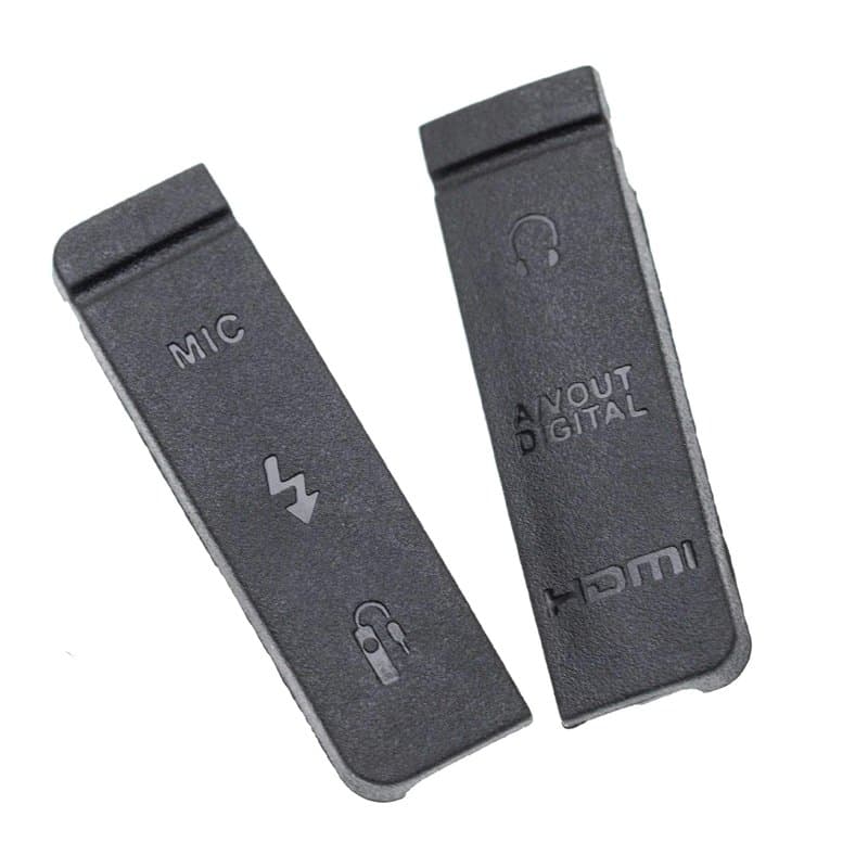 vhbw 2X Cache-connecteurs Compatible avec Canon EOS 5D Mark III Appareil Photo - Capuchons de Rechange pour diverses bornes et c