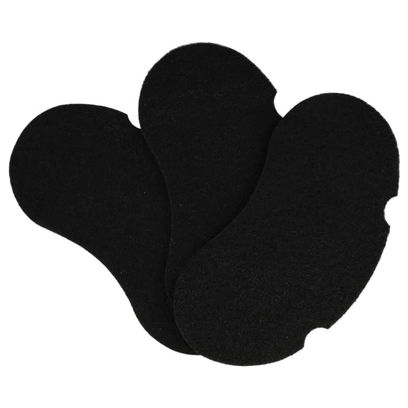 vhbw 3x Filtre à charbon actif compatible avec Seb Simply Invents FF 1, FF1025, inox FF1026 Friteuse - 18,6 x 8,8 x 0,3 cm