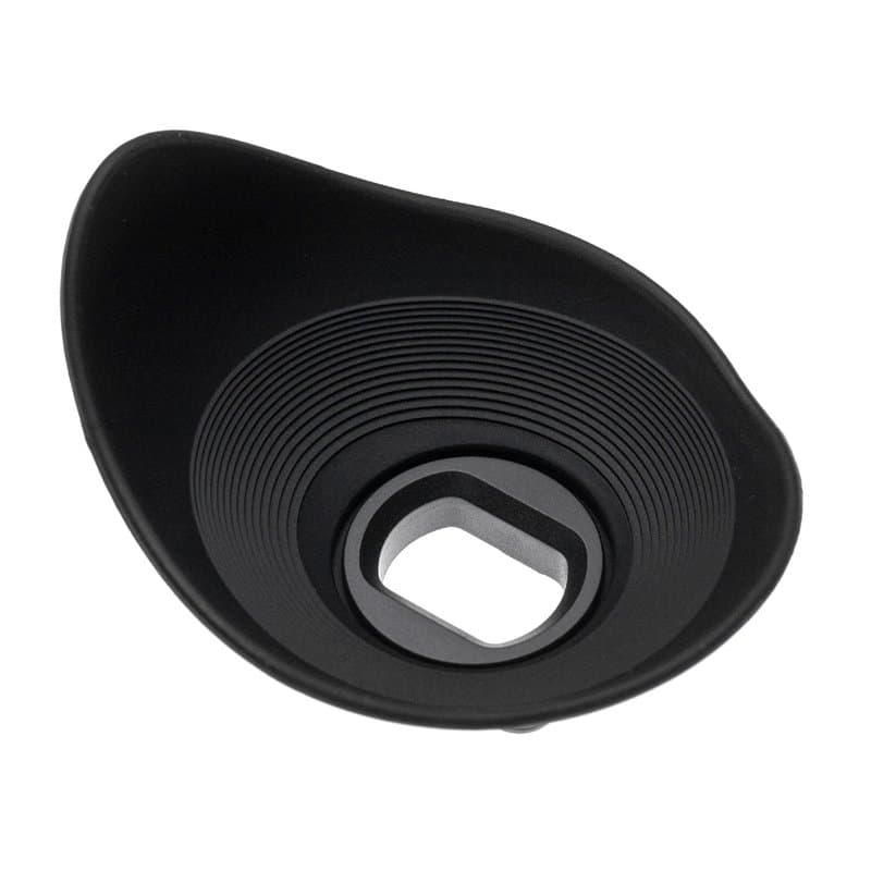 vhbw Oeilleton pour viseur Compatible avec Sony Alpha NEX-6, NEX-7 Appareil Photo Reflex DSLR oculaire - Noir, Ovale, verrouilla