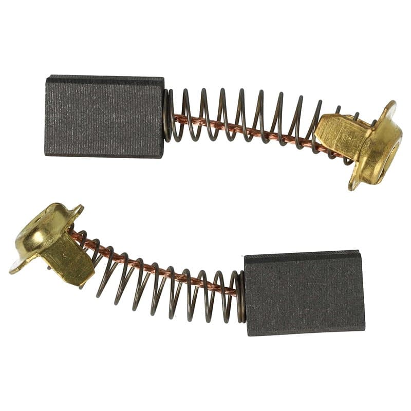 vhbw 2x balais de charbon 17 x 11 x 7 mm compatible avec Hitachi/Hikoki C 6BU, C 6BU2, C 7BU, C 7BU2, CD 7SA scie circulaire, ma