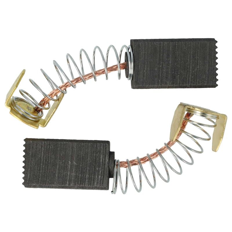 vhbw 2x balais de charbon 6 x 10 x 15 mm compatible avec Matrix SMS 1200-210 L, SMS 1800-250 Promo outil électrique, tronçonneus