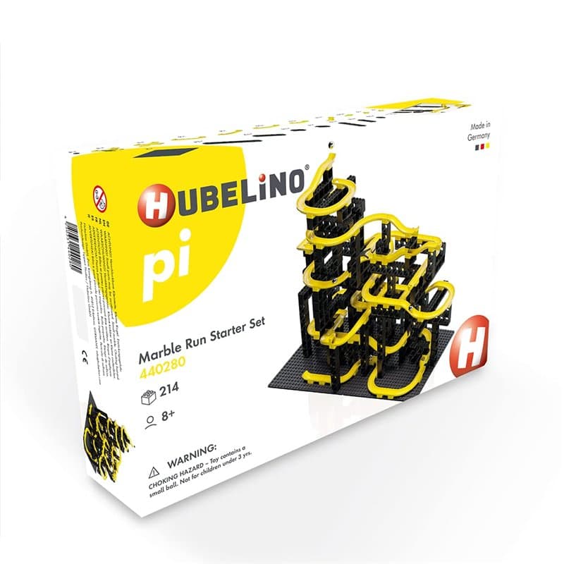 Hubelino 440280 Kit de démarrage (214 pièces) Piste à Billes Compatible