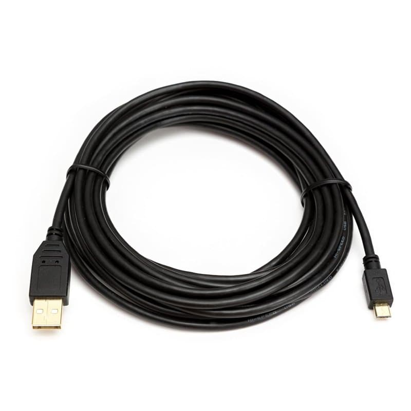 SvediTec Câble USB pour appareil photo numérique Canon EOS 90D - Câble de données - Plaqué or - Longueur : 5 m