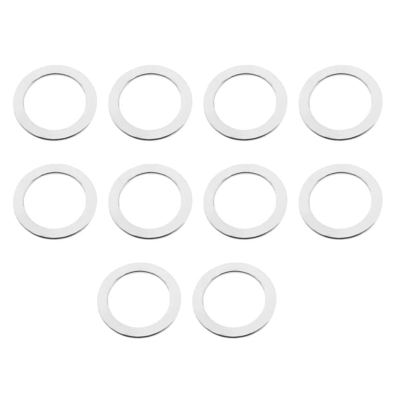 EMSea 10 pièces rondelles de pédale pour 9/16 '' pédale essieux/manivelles vélos VTT vélos de Route 20mm diamètre extérieur 14.5