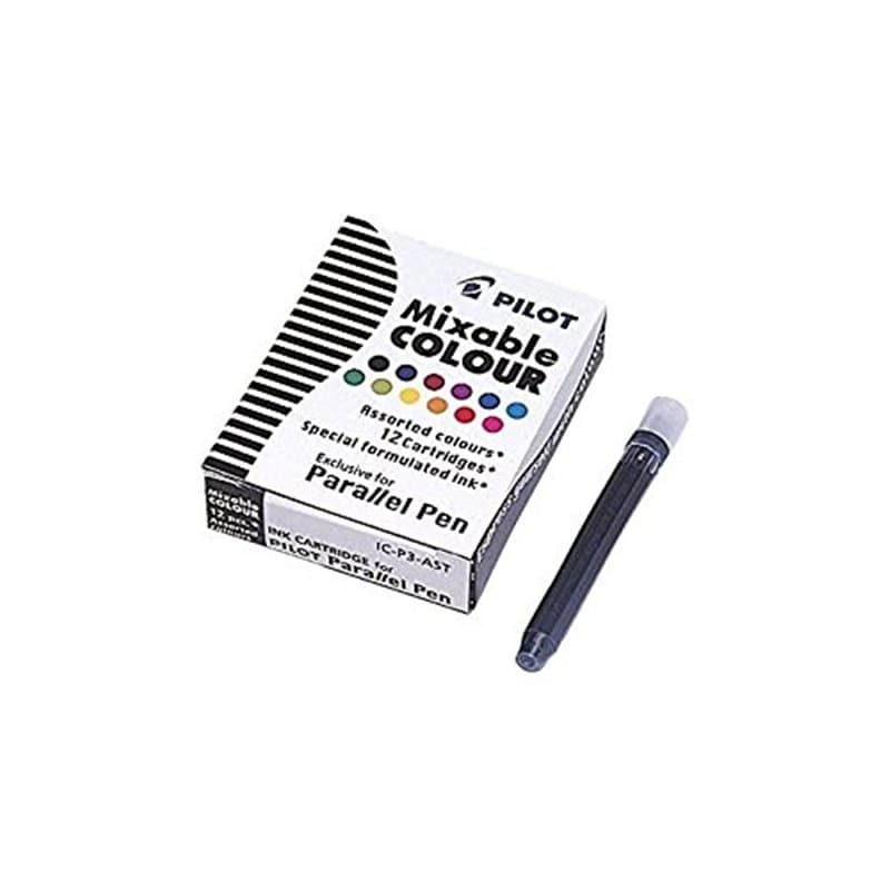 PILOT Lot de 3 Lots de 12 cartouches d'encre pour stylos Parallel 12 couleurs