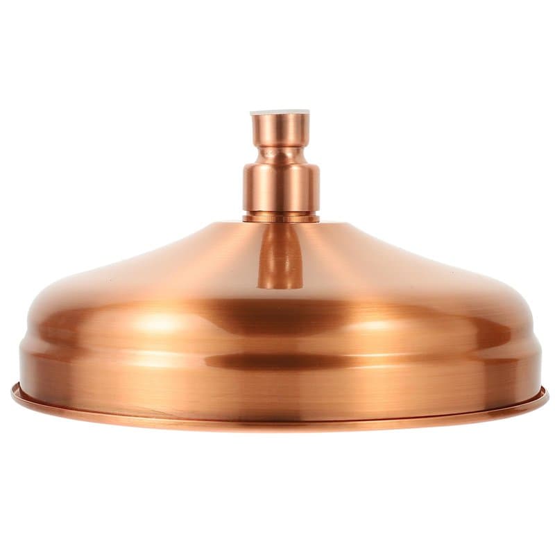 Pommeau de Cuivre, Tête de De Plafond Rond Précipitations, Tête De Pulvérisateur Buse pour Salle De Bains Arrosage Rouge