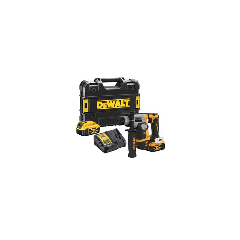 DEWALT DCH172P2-QW - Martillo Electroneumático sin escobillas XR 18V SDS-Plus 1,4J con 2 baterías Li-Ion 5Ah y maletín TSTAK