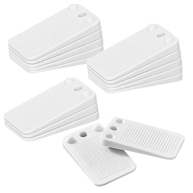 LELE LIFE 15 paquets de cales de niveau en caoutchouc flexible pour l'amélioration de la maison, cales de nivellement de meubles