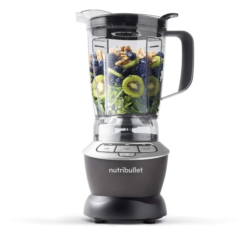 nutribullet Blender Blender 1,6 L avec 2 vitesses et technologie d'extraction des nutriments par impulsion – Plastique – Gris fo