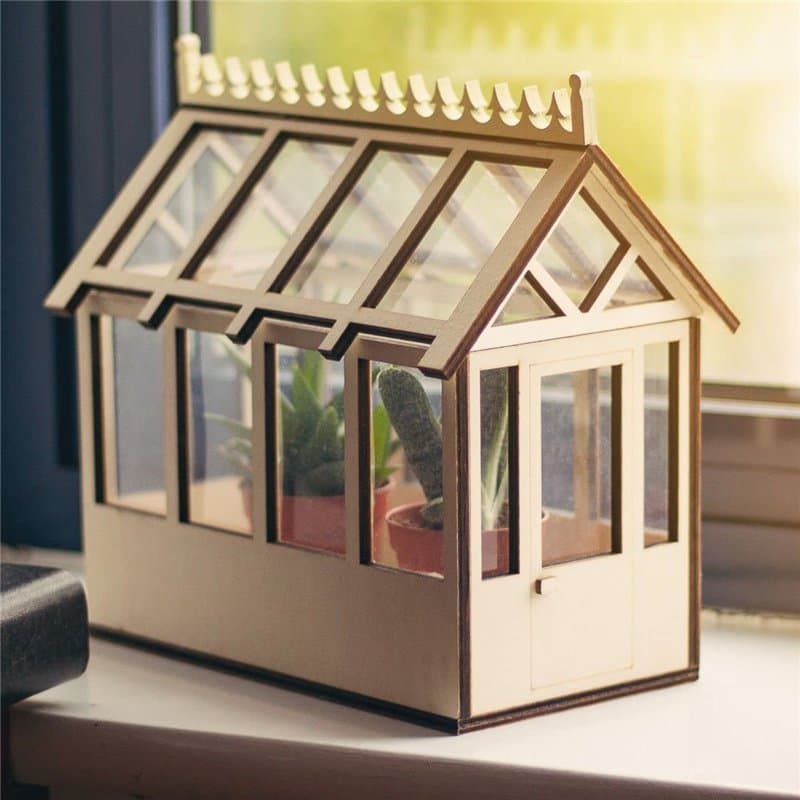 CKB LTD Serre Miniature d'intérieur avec Toit Amovible pour fenêtre de Cuisine idéale pour cultiver des Herbes des graines, des
