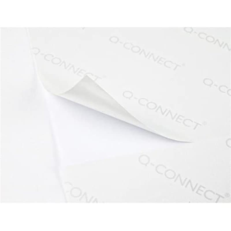 q-connect kf15386 étiquette adhésive taille 38,1 x 21,2 mm photocopieur laser ink-jet boîte avec 100 feuilles DIN A4